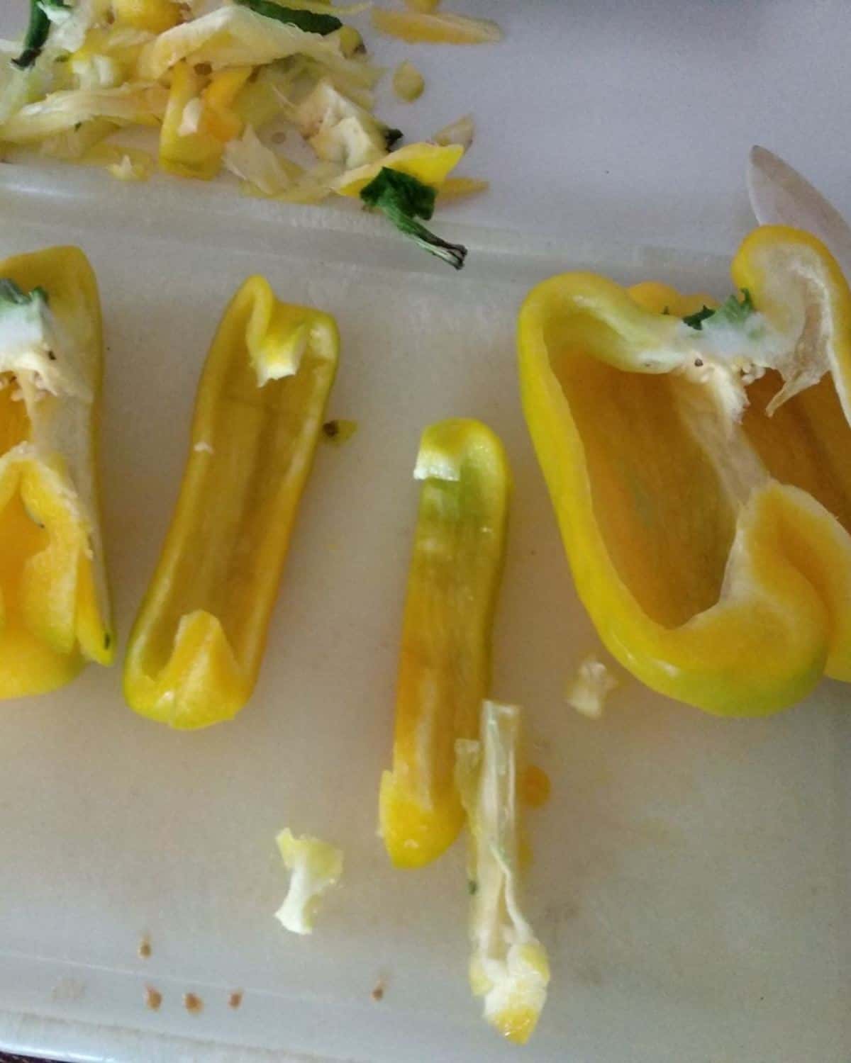 Process - Cutting Peppers