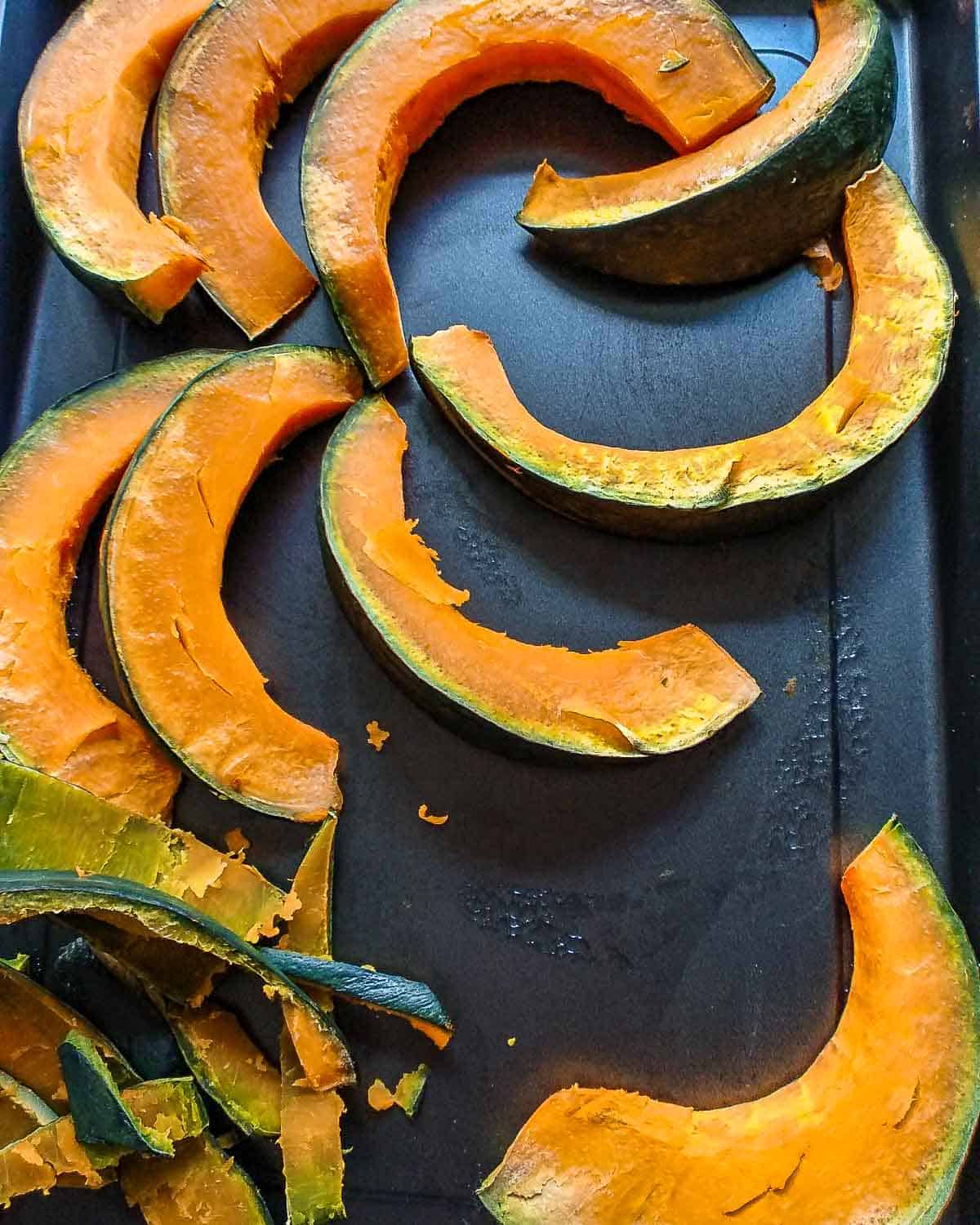 Pumpkin roasted slices